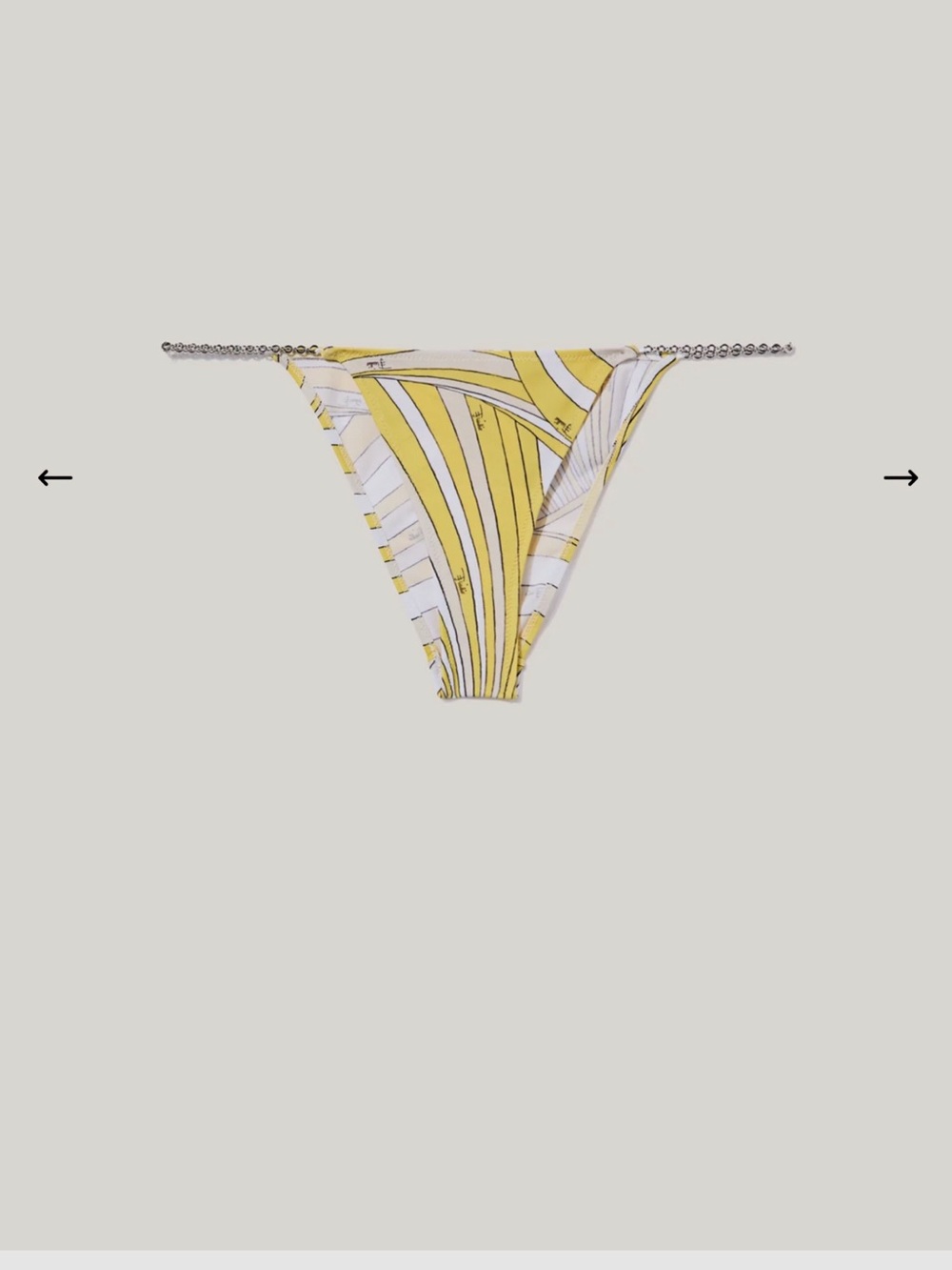 Pucci yellow bikini 3 piece - Picture 2 of 4